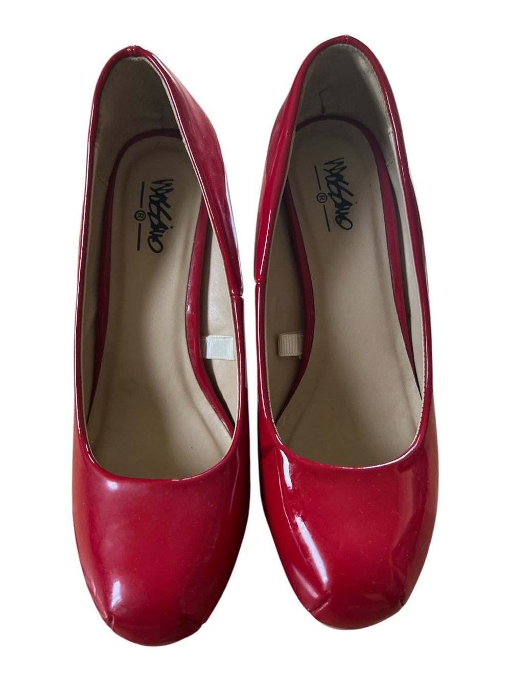 Target Red Patent Round-Toe Women's Heels